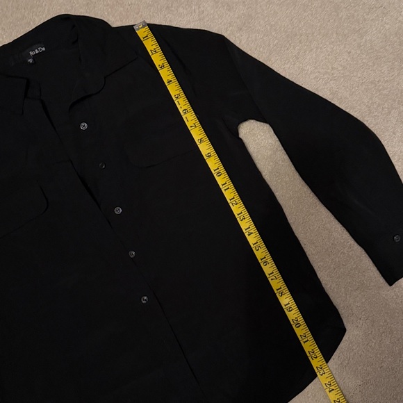Ro & De Black Dress Shirt - Picture 9 of 11